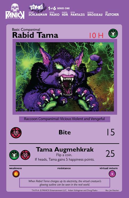 Tama #1 (of 6) Second Printing Cvr B jim Fletcher Vicious Violent And Vengeful Tama Var - Image