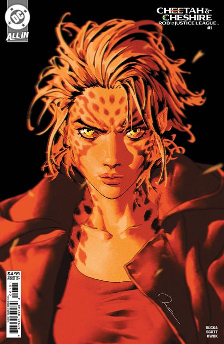 Cheetah And Cheshire Rob The Justice League #1 (of 6)  B Gerald Parel Card Stock Var - Image