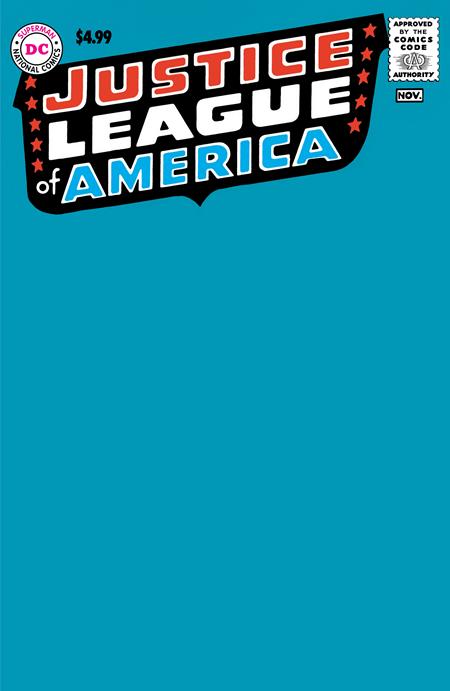 Justice League Of America #1 Facsimile Edition  C Blank Var image