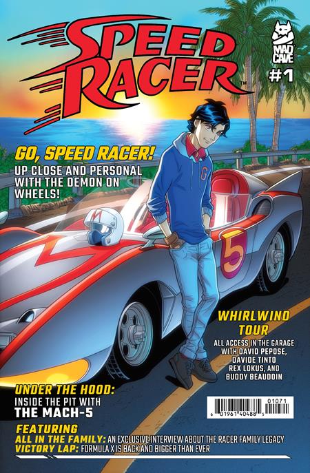Speed Racer #1  G 10 Copy Chris Batista Car Magazine Homage Unlock Var - Image