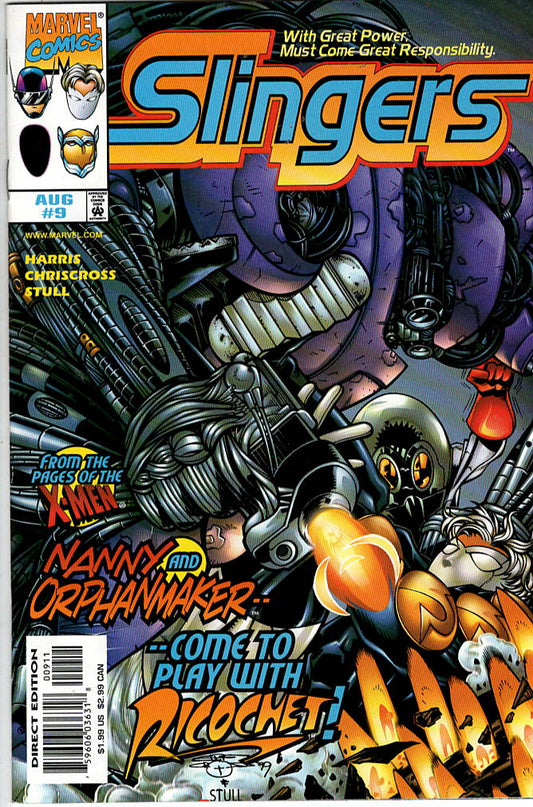 Pre-Owned - Slingers #9  (August 1999) Scanned Image Pop Weasel Pre-Owned Comics