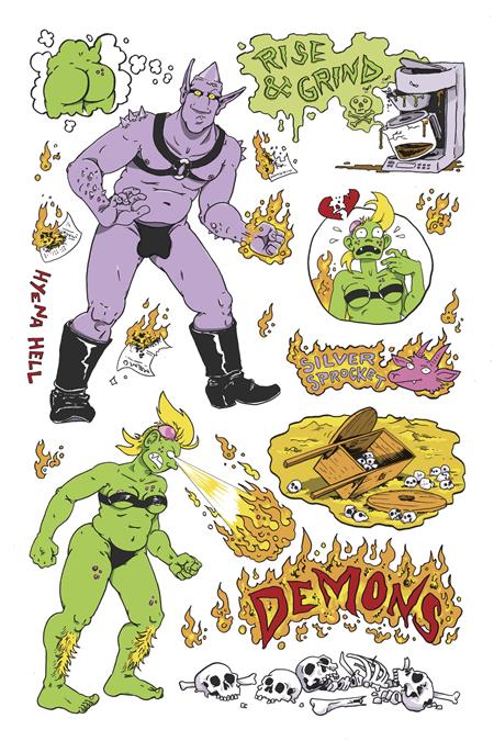 Demons Rise And Grind Sticker Sheet - Image - Comics - Image - Pop Weasel