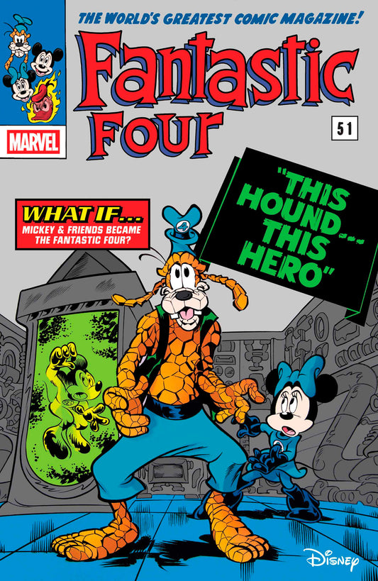 FANTASTIC FOUR #29 PAOLO MOTTURA DISNEY WHAT IF? FANTASTIC FOUR HOMAGE VARIANT [ DOOM] image