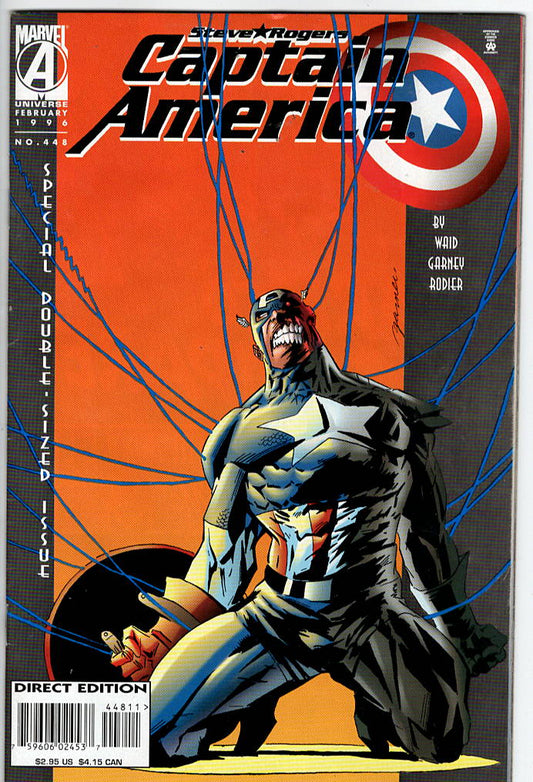 Pre-Owned - Captain America #448  (February 1996) Scanned Image Pop Weasel Pre-Owned Comics