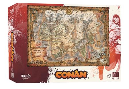 Conan Hyborian Age Map Puzzle - Image