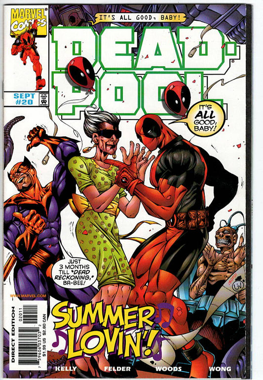 Pre-Owned - Deadpool #20  (September 1998) Scanned Image Pop Weasel Pre-Owned Comics