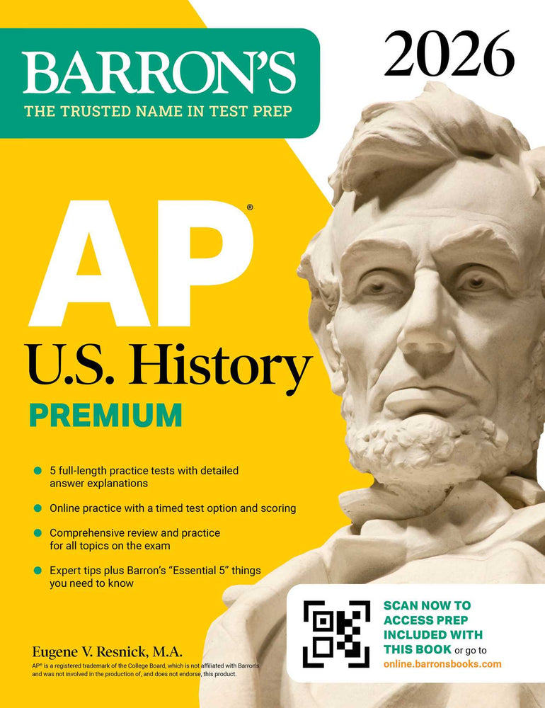 AP U.S. History Premium, 2026: Prep Book with 5 Practice Tests + Comprehensive Review + Online Practice image - Non-Fiction - Image - Pop Weasel