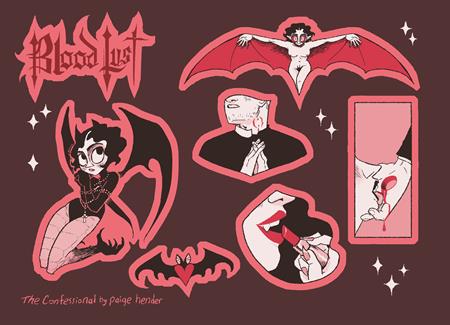 Confessional Sticker Sheet - Image
