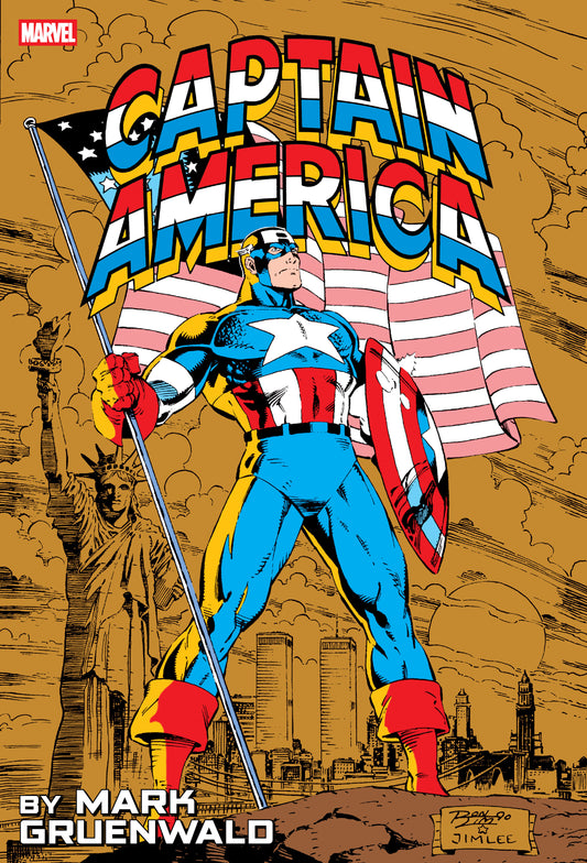 Captain America By Mark Gruenwald Omnibus Vol. 2 Ron Lim Anniversary Cover | Hardcover - Image