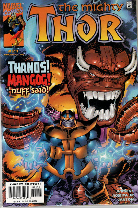 Pre-Owned - Thor #21  (March 2000) Scanned Image Pop Weasel Pre-Owned Comics