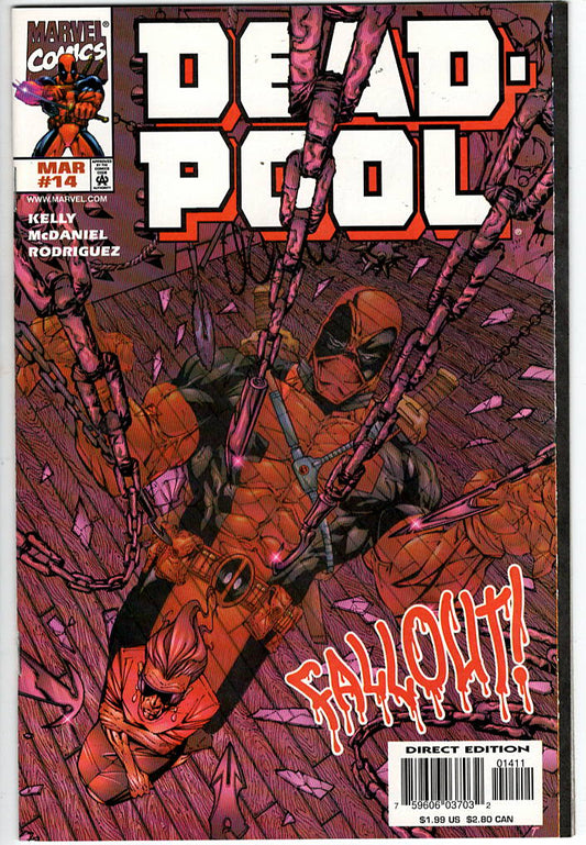 Pre-Owned - Deadpool #14  (March 1998) Scanned Image Pop Weasel Pre-Owned Comics