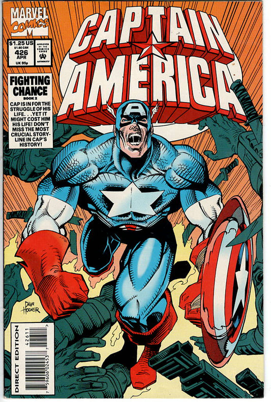 Pre-Owned - Captain America #426  (April 1994) Scanned Image Pop Weasel Pre-Owned Comics
