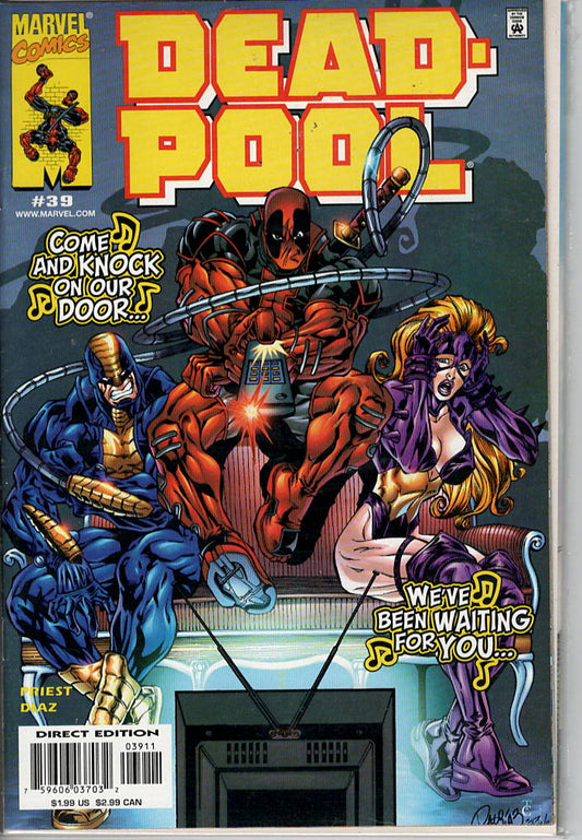 Pre-Owned - Deadpool #39  (April 2000) Scanned Image Pop Weasel Pre-Owned Comics