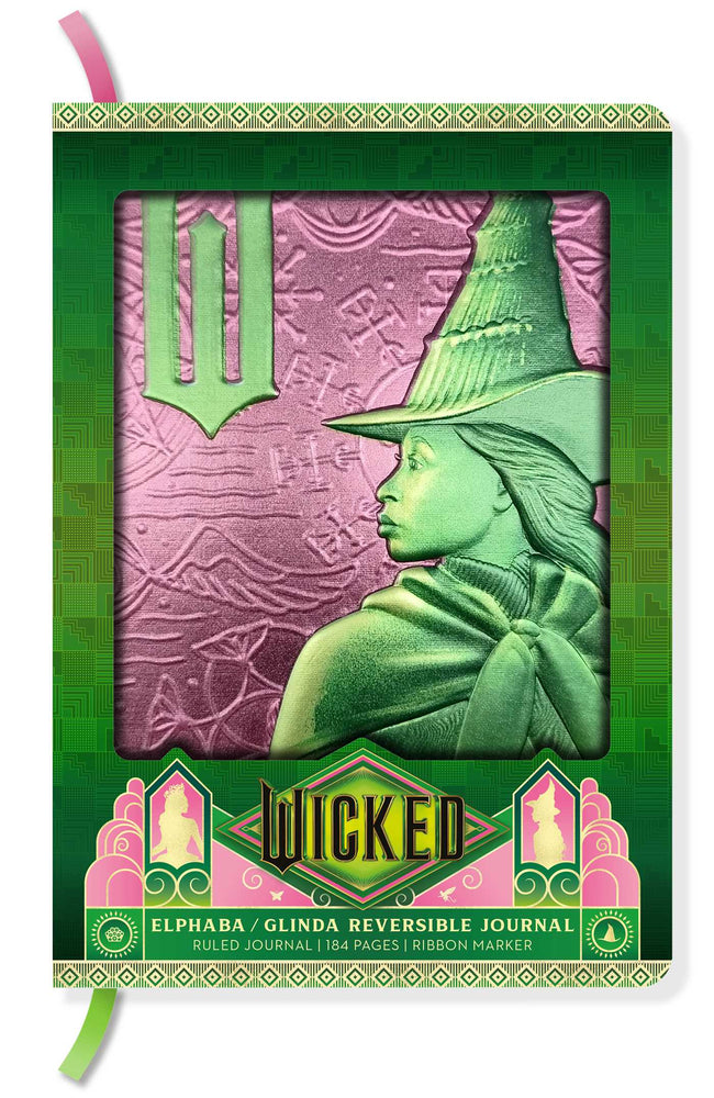 Wicked: Elphaba / Glinda Reversible Sculpted Journal image -  - Image - Pop Weasel