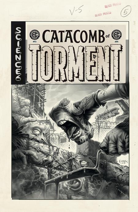 Ec Catacomb Of Torment #2  D Inc 1:20 Lukas Ketner B&w Artist Edition Var - Image