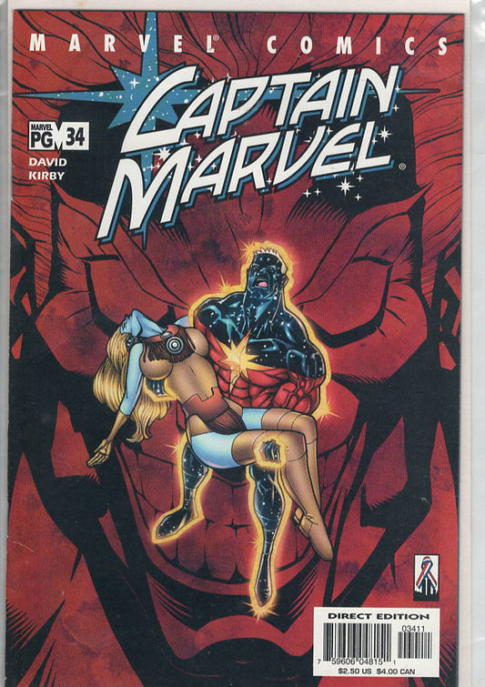 Pre-Owned - Captain Marvel #34  (September 2002) Scanned Image Pop Weasel Pre-Owned Comics