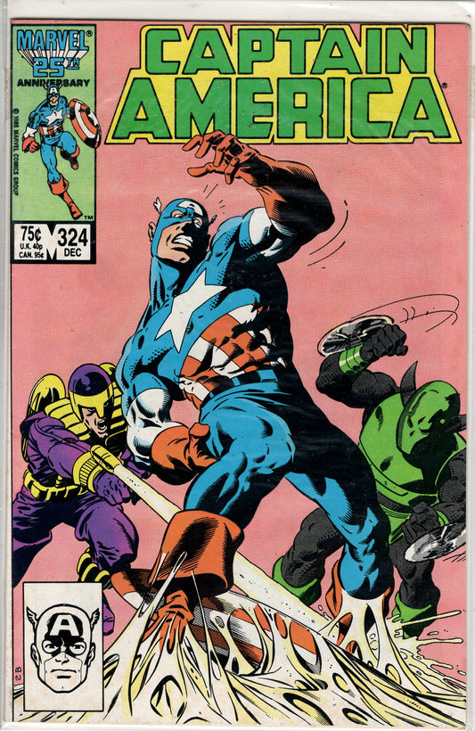 Pre-Owned - Captain America #324  (December 1986) Scanned Image Pop Weasel Pre-Owned Comics