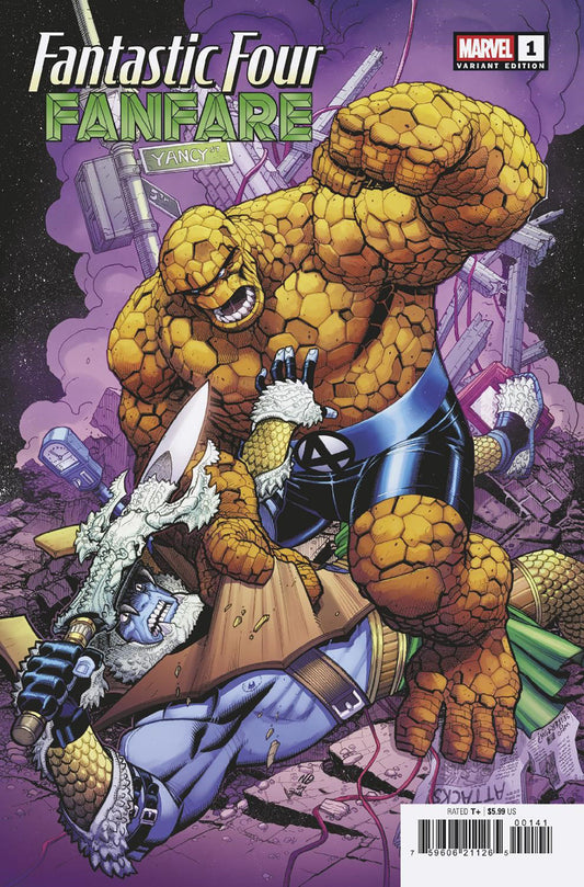 FANTASTIC FOUR FANFARE #1 NICK BRADSHAW VARIANT - Image