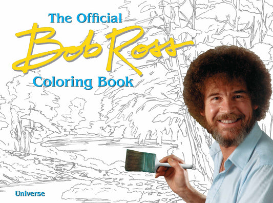 The Bob Ross Coloring Book image