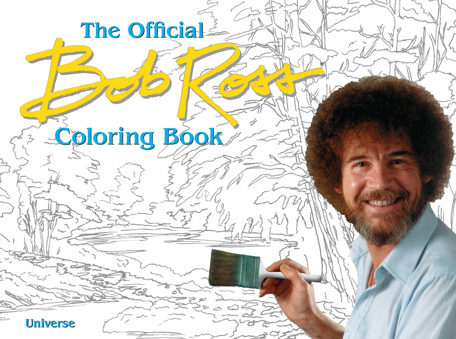 The Bob Ross Coloring Book image