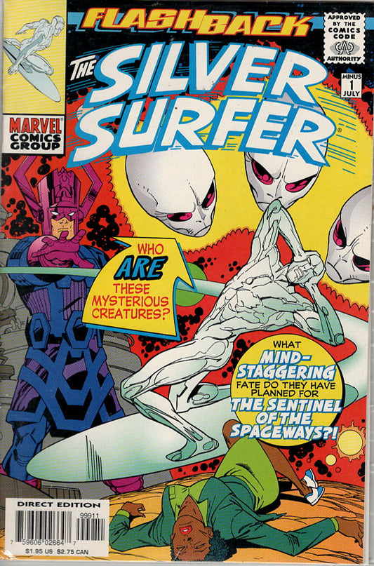 Pre-Owned - The Silver Surfer #1  (August 1968) Scanned Image Pop Weasel Pre-Owned Comics