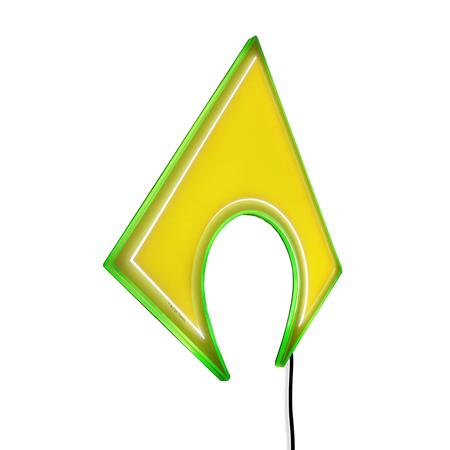 Dc Comics Aquaman Justice League Illuminated Led Neon Style Superhero Logo Wall Light Hangable Lamp (large) - Image - Comics - Image - Pop Weasel