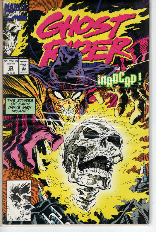 Pre-Owned - Ghost Rider #33  (January 1993) Scanned Image Pop Weasel Pre-Owned Comics