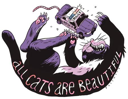 All Cats Are Beautiful Acab Sticker - Image - Comics - Image - Pop Weasel