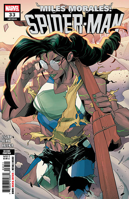 MILES MORALES: SPIDER-MAN #33 MARCO RENNA 2ND PRINTING VARIANT - Image