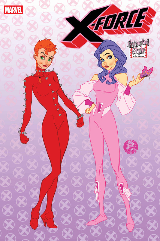 X-FORCE #8 MARK BROOKS ANIMATED-STYLE VARIANT image