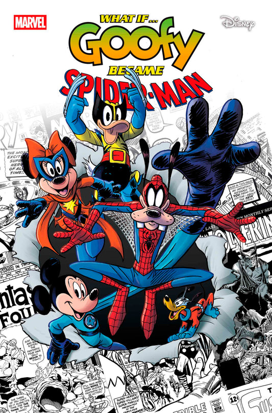 MARVEL & DISNEY: WHAT IF...? GOOFY BECAME SPIDER-MAN #1 ANDREA FRECCERO VARIANT - Image