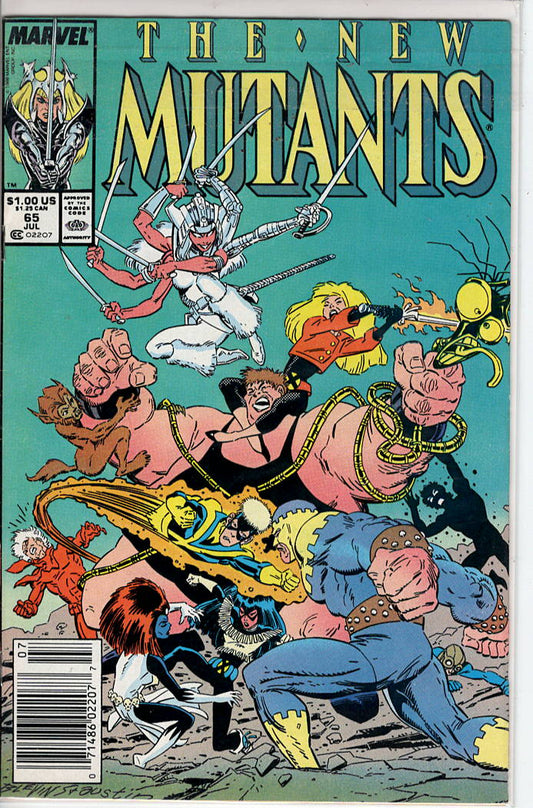 Pre-Owned - The New Mutants #65  (July 1988) - Image