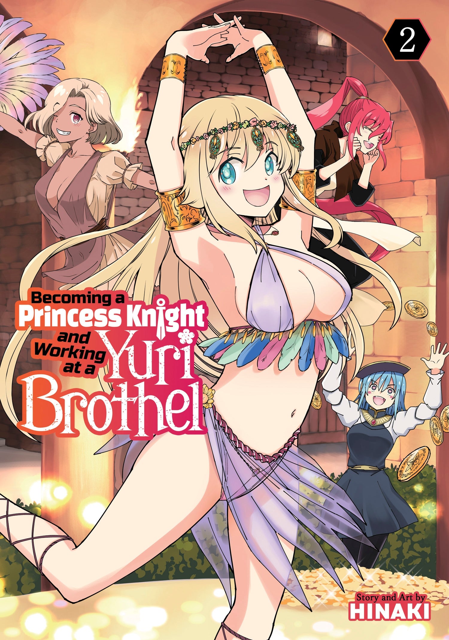 Becoming a Princess Knight and Working at a Yuri Brothel Vol. 02