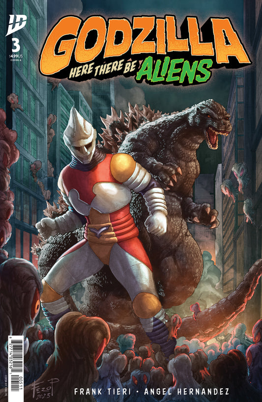 Godzilla: Here There Be Aliens #3 Cover A (Pe) - Image