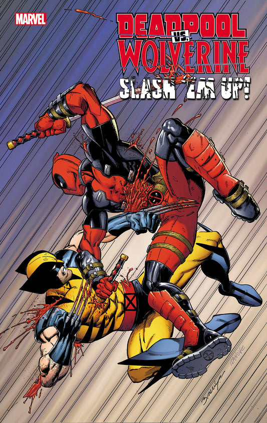 DEADPOOL VS. WOLVERINE: SLASH 'EM UP #1 MARK BAGLEY VARIANT - Image