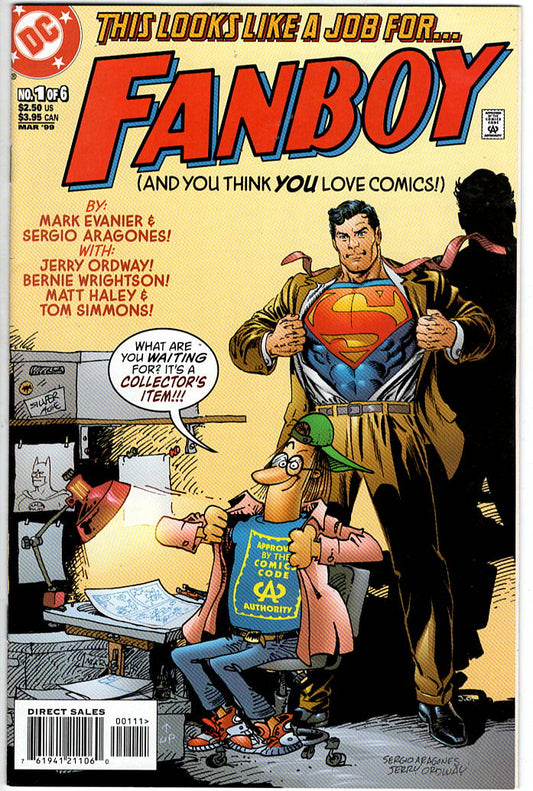 Pre-Owned - Fanboy #1  (March 1999) Scanned Image Pop Weasel Pre-Owned Comics