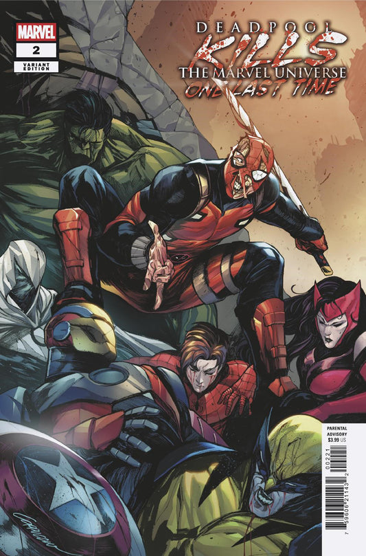 DEADPOOL KILLS THE MARVEL UNIVERSE ONE LAST TIME #2 ALESSANDRO CAPPUCCIO VARIANT - Image