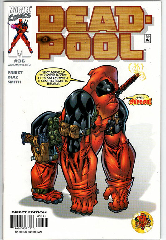 Pre-Owned - Deadpool #37  (February 2000) Scanned Image Pop Weasel Pre-Owned Comics