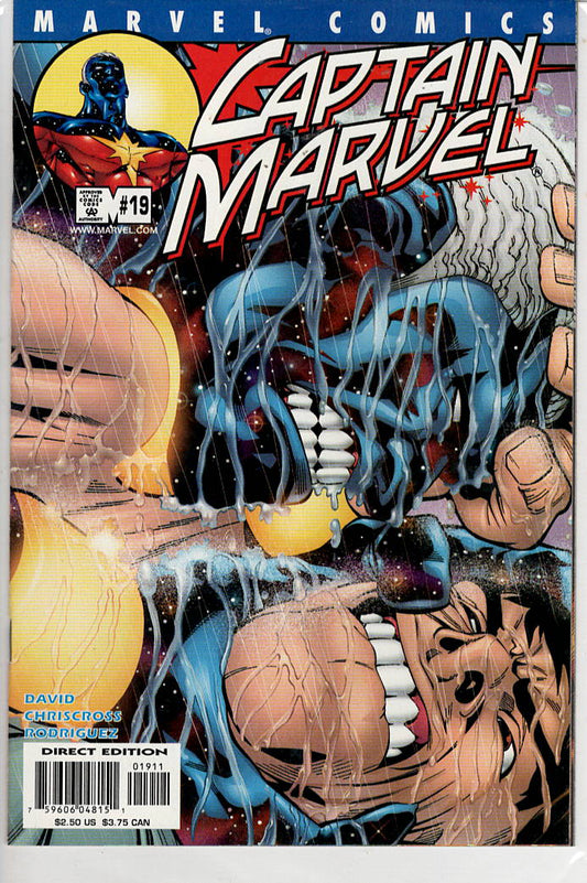 Pre-Owned - Captain Marvel #19  (July 2001) Scanned Image Pop Weasel Pre-Owned Comics