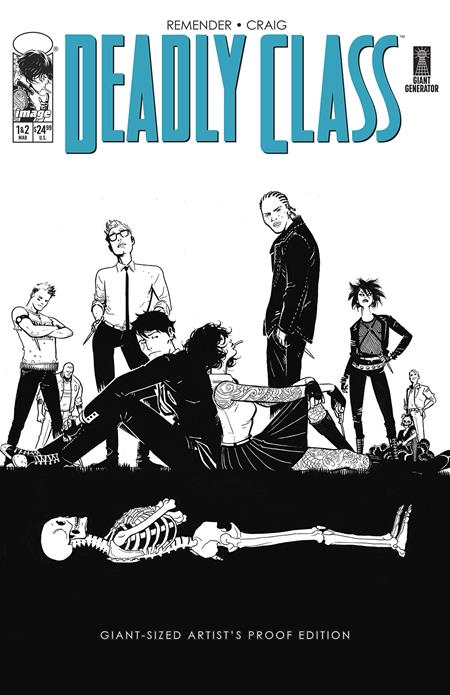 Deadly Class Giant Sized Artists Proof Edition  A Wes Craig - Image