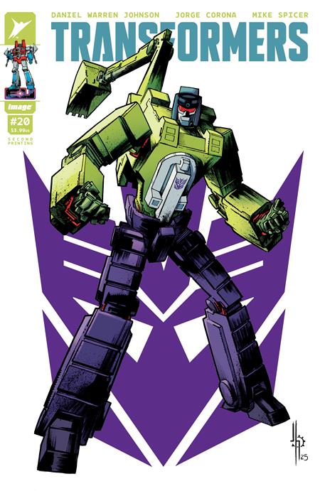 Transformers #20 2nd Ptg  A Jason Howard Decepticon - Image