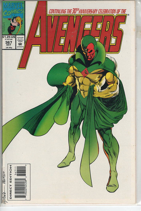 Pre-Owned - The Avengers #367  (October 1993) Scanned Image Pop Weasel Pre-Owned Comics