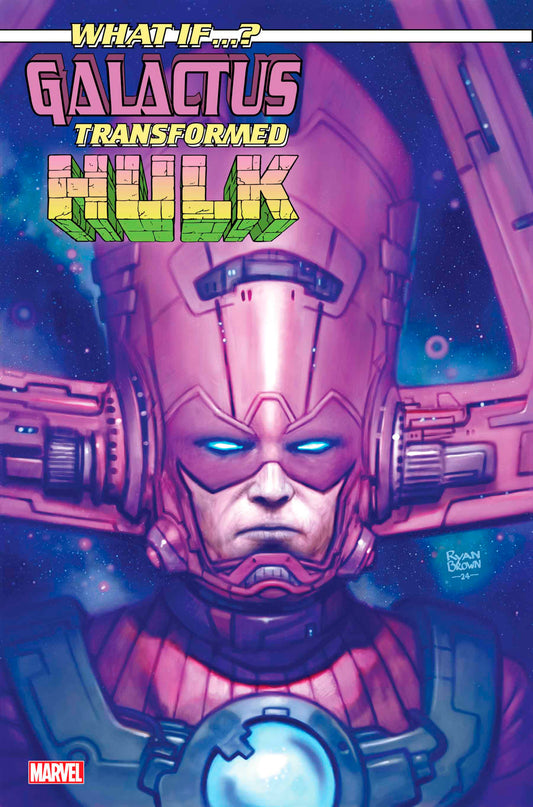 WHAT IF...? GALACTUS: GALACTUS TRANSFORMED HULK? #1 RYAN BROWN VARIANT image