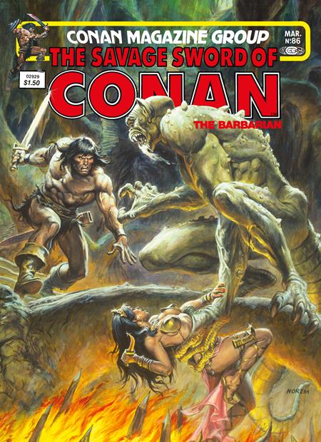 Savage Sword Of Conan The Original Comics Omnibus  | Hardcover Vol 06 Regular Edition Earl Norem - Image