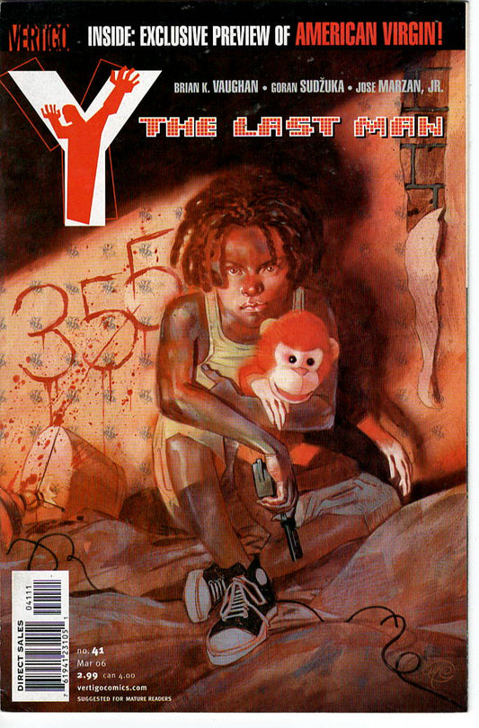 Pre-Owned - Y: The Last Man #41  (March 2006) Scanned Image Pop Weasel Pre-Owned Comics