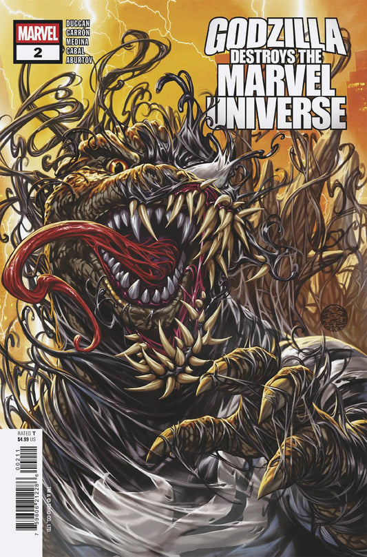 GODZILLA DESTROYS THE MARVEL UNIVERSE #2 - Image