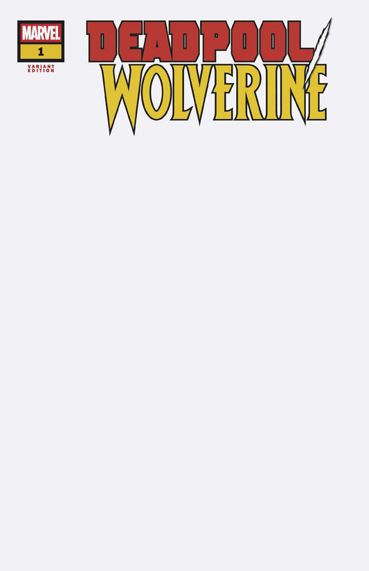 DEADPOOL/WOLVERINE #1 BLANK COVER VARIANT image