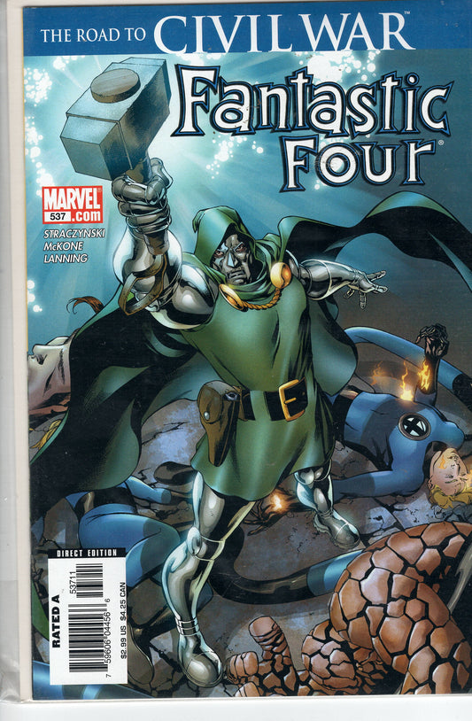 Pre-Owned - Fantastic Four #537  (June 2006) Scanned Image Pop Weasel Pre-Owned Comics