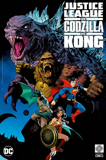 Justice League Vs Godzilla Vs Kong  Led Acetate Poster Insert - Image - Comics - Image - Pop Weasel