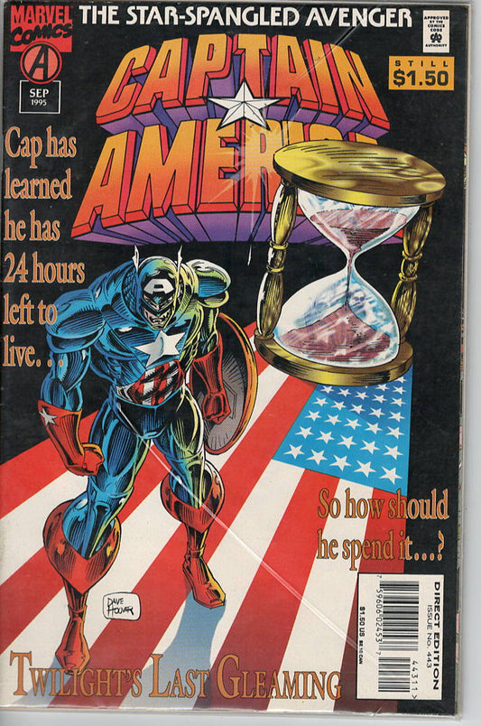 Pre-Owned - Captain America #443  (September 1995) Scanned Image Pop Weasel Pre-Owned Comics
